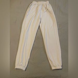 Shein white sweatpants